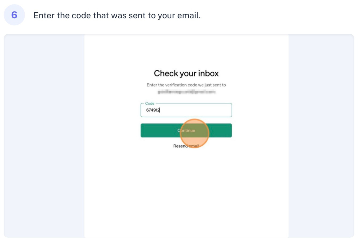 chatgpt login (Verification code entry screen for emailed code)